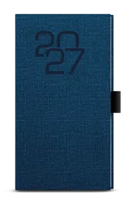 Wochenplaner - Jakub - Stoff - Taschenformat - blau
